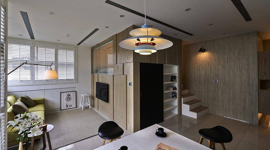 南通裝修案例66方混搭二居