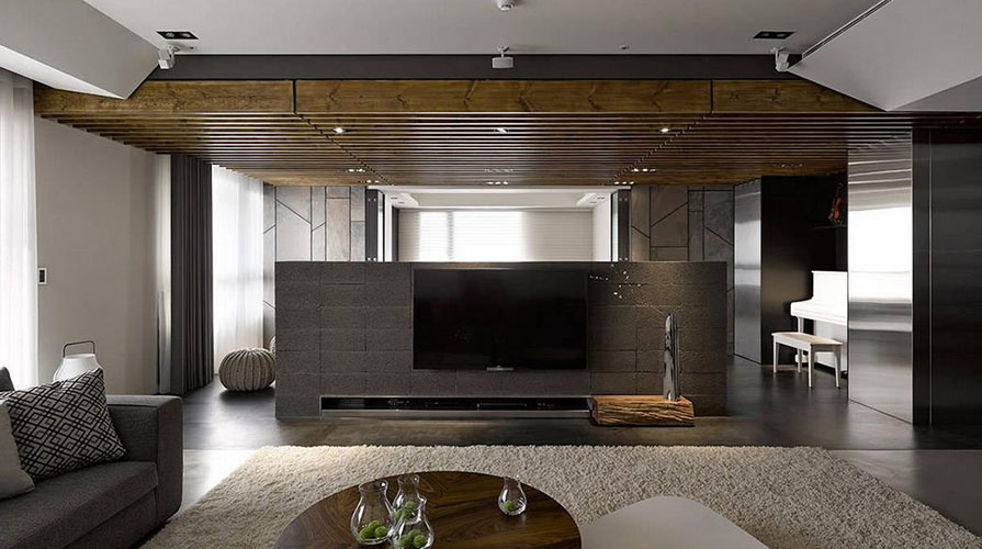 南通裝修案例231方現代簡約四居