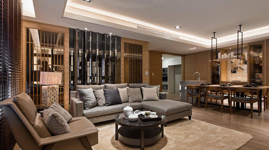 南通裝修案例139方現代簡約三居